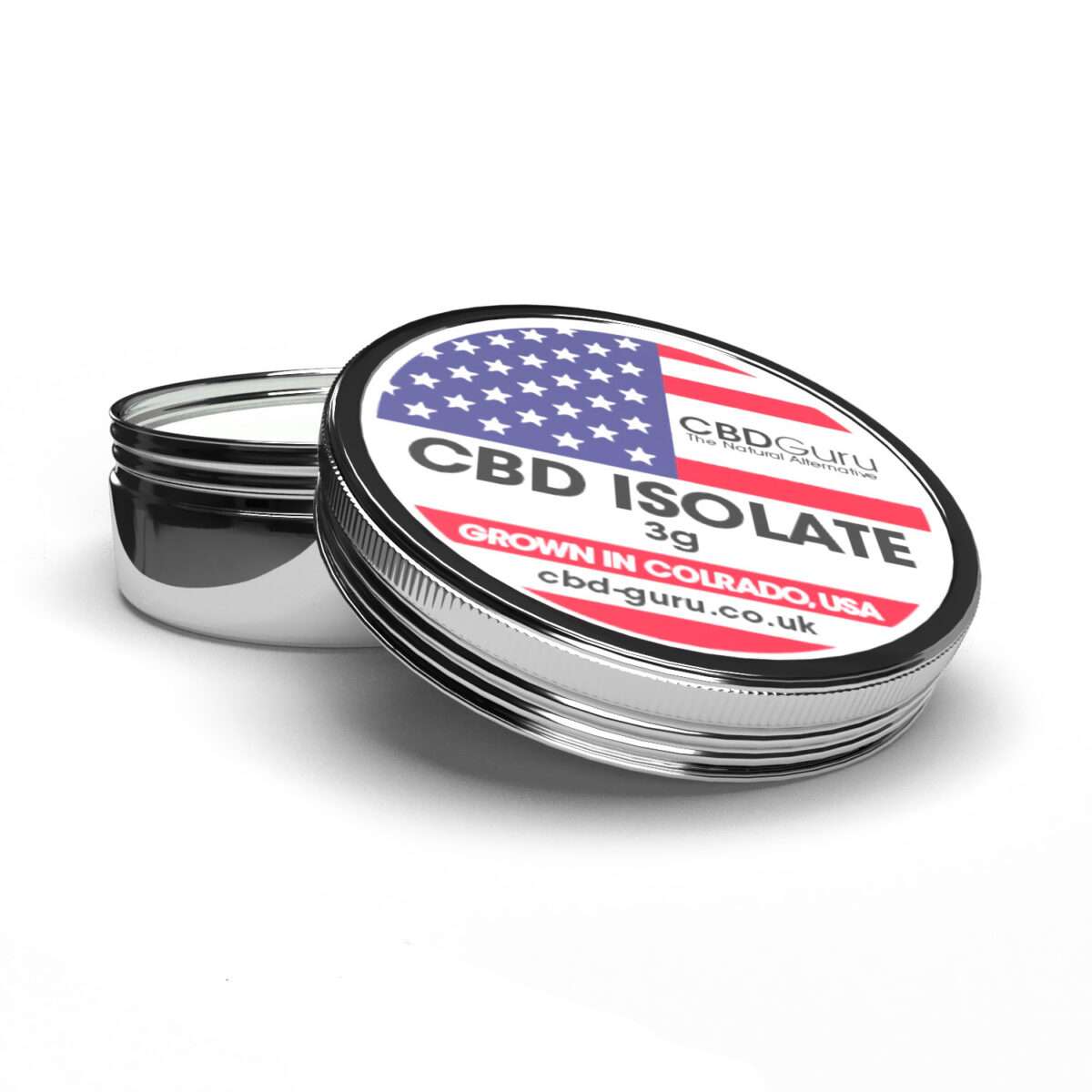 CBD Isolate 3g - [99.9%] Pure Crystalline CBD Isolate