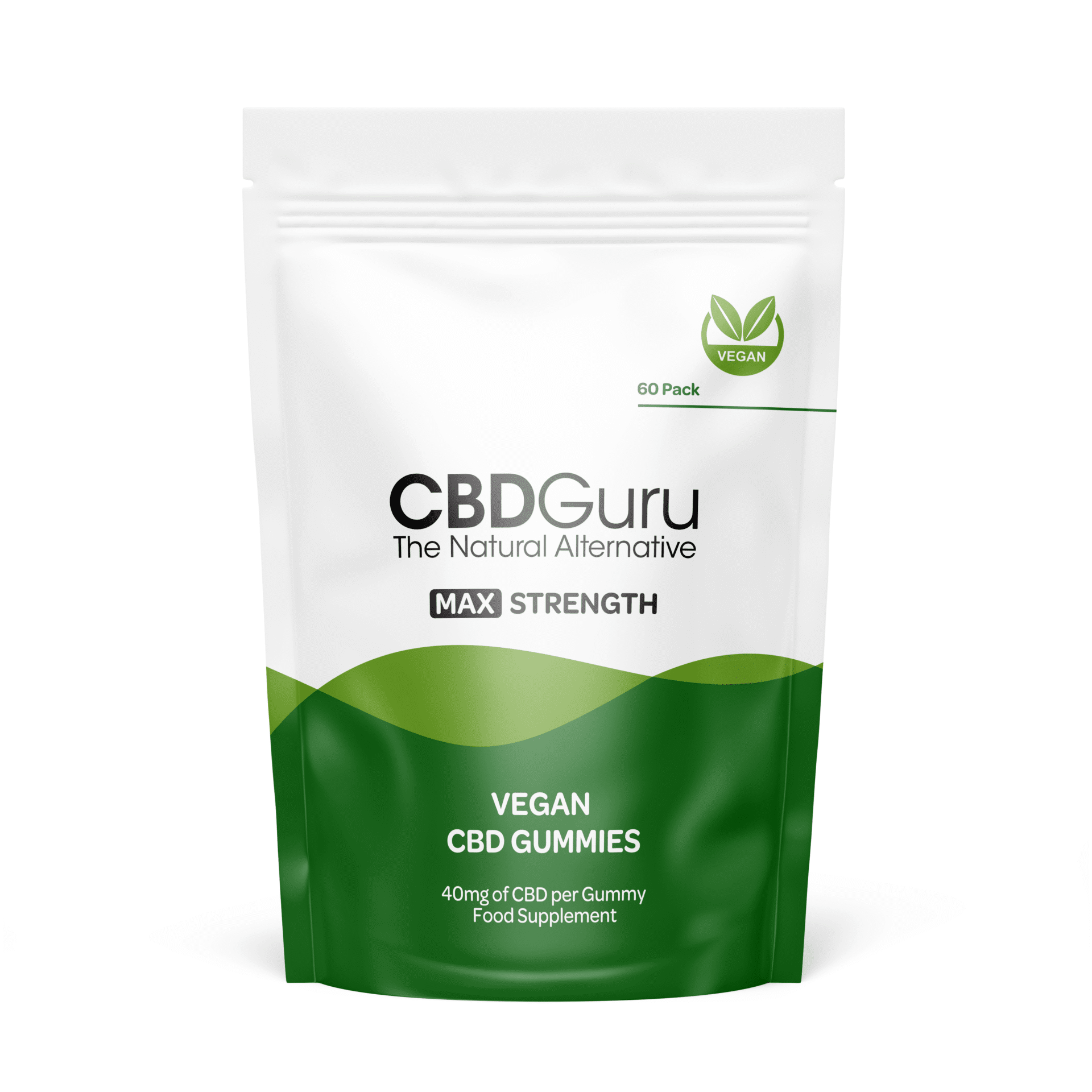 Vegan CBD Gummies 40mg – Strong, Plant-Based Relief